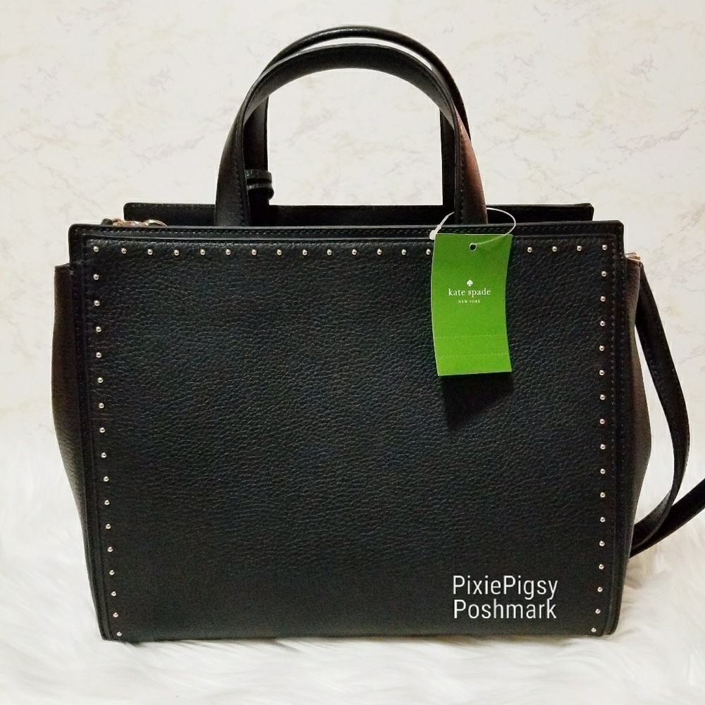 Kate Spade Abby West Stud Tassel Satchel Bag - Picture 4 of 7